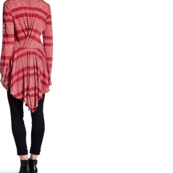 Aratta Silent journey Tunic Red Small Anthropologie NWT - Picture 4 of 15